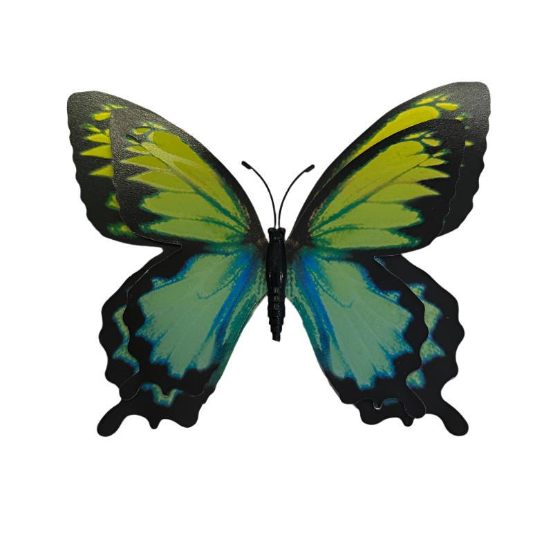 Green Swallowtail Glow in the Dark Paper Butterfly Magnet