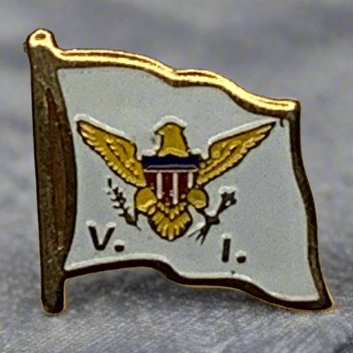 US Virgin Islands Flag Lapel Pin 2025