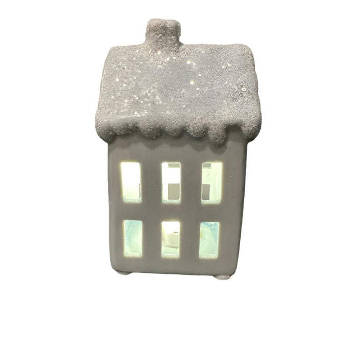 Multi Tree LED Large Blue Glitter House Décor