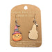 Watercolor Witch Pumpkins Wood Earrings