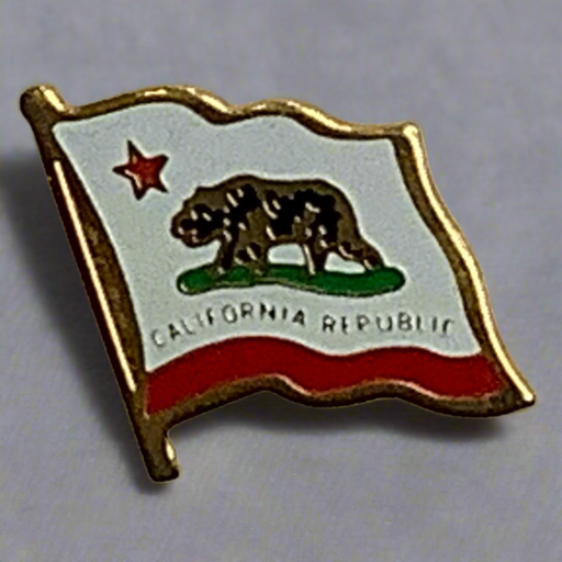 California Flag Small Lapel Pin 2025