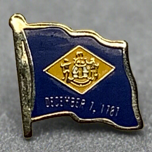 Delaware Flag Lapel Pin 2025