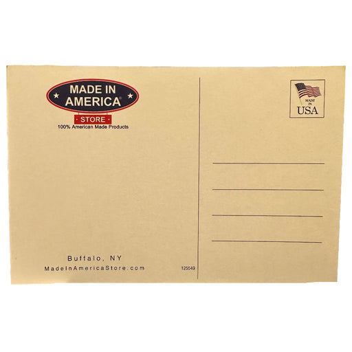 Back Side of Made in America Post Cards