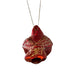 Glass Cardinal Ornament w/ Glitter Accents