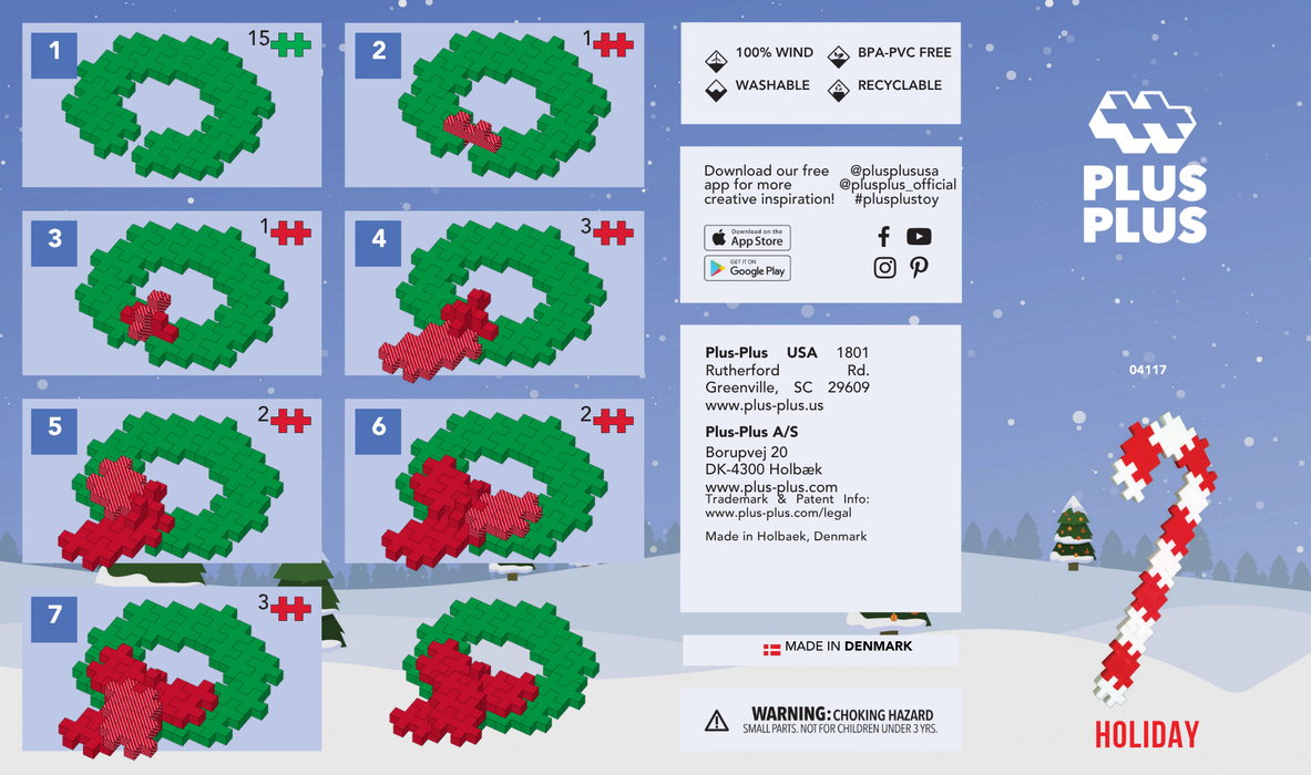 Holiday Mix Plus Plus 70 Piece Puzzle in Tube