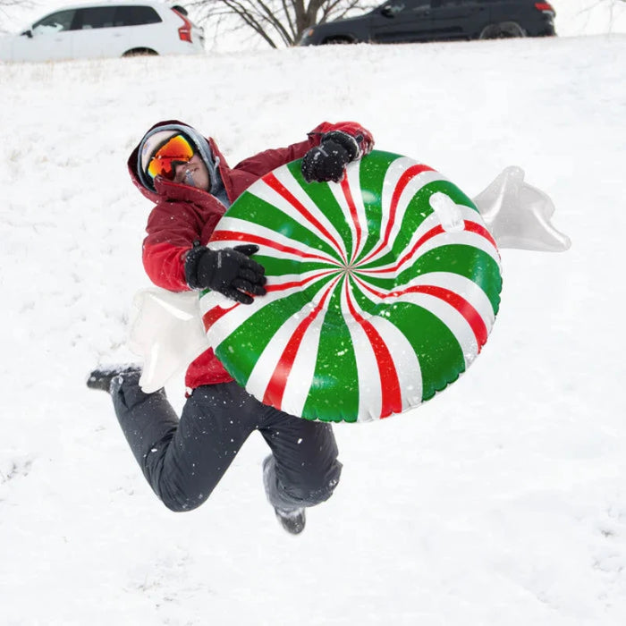 Peppermint Inflatable Snow Tube