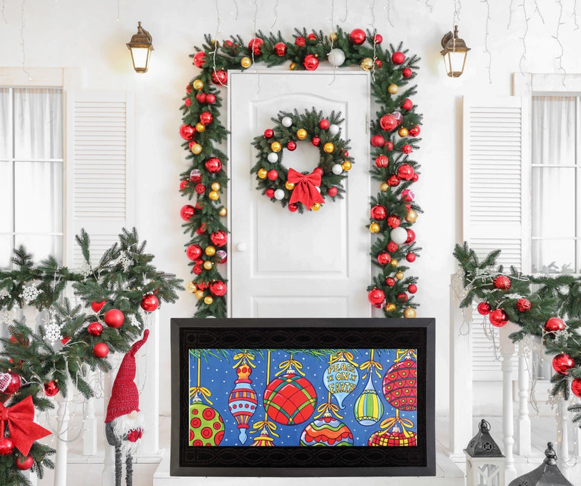 Peace on Earth Ornaments Mini Switch Doormat Insert