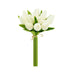 Natural White - Real Feel Single Tulip Bud