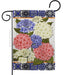 Sweet Patterned Hydrangeas Garden Flag