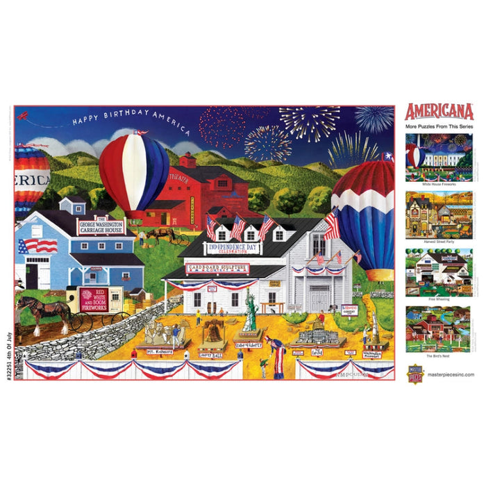Americana- 4th of July 500 Piece Jigsaw Puzzle