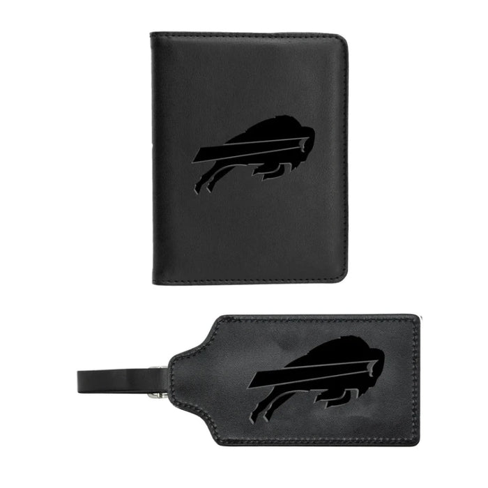 Buffalo Bills Leather Passport Cover & Bag Tag Set