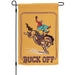 Buck Off Cowboy Garden Flag