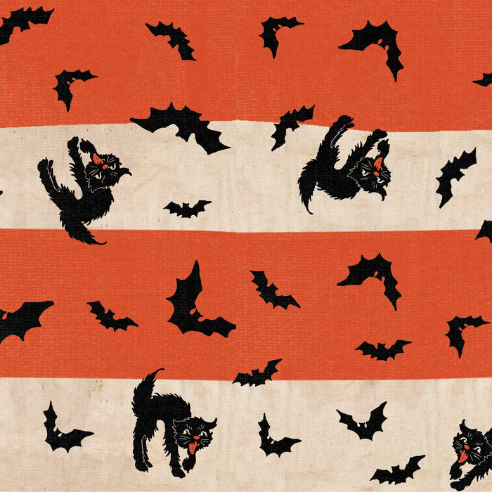 Cats And Bats Paper Table Runner
