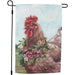Floral Chicken Garden Flag