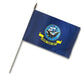 12x18" US Navy Logo Stick Flag