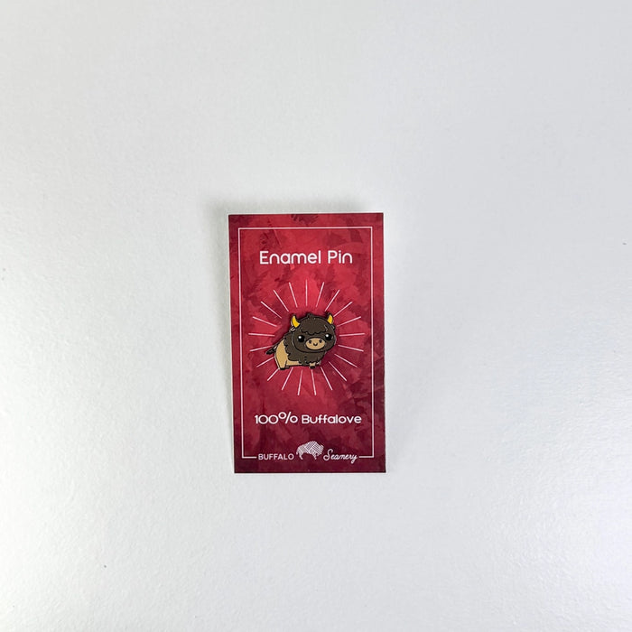Kawaii Buffalo Lapel Pin