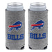 Buffalo Bills Grey Heathered Slim Can Cooler