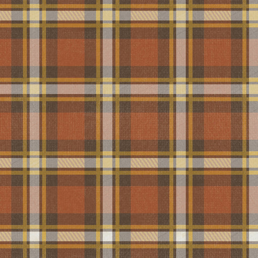 Fall Plaid Paper Table Runner