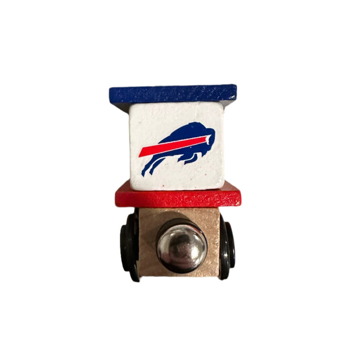 Buffalo Bills Wooden Toy Train Box Car