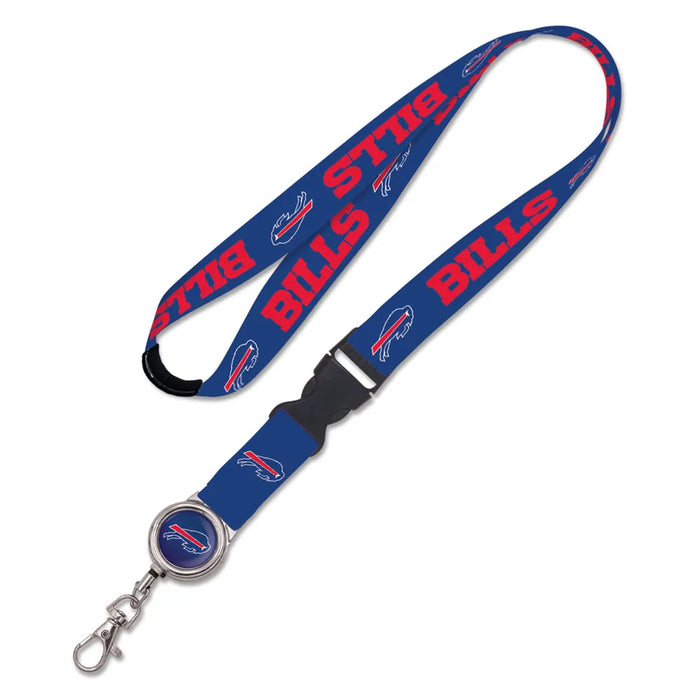 Buffalo Bills Badge Reel Lanyard w/ Breakaway Buckle