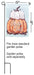 Stacked Pumpkins Garden Flag