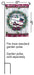 Plaid Christmas Snowman Wreath Garden Flag