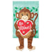 Be Mine Monkey Crazy Legs Garden Flag