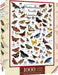 Butterflies of North America puzzle box with illustrations of butterflies of various species