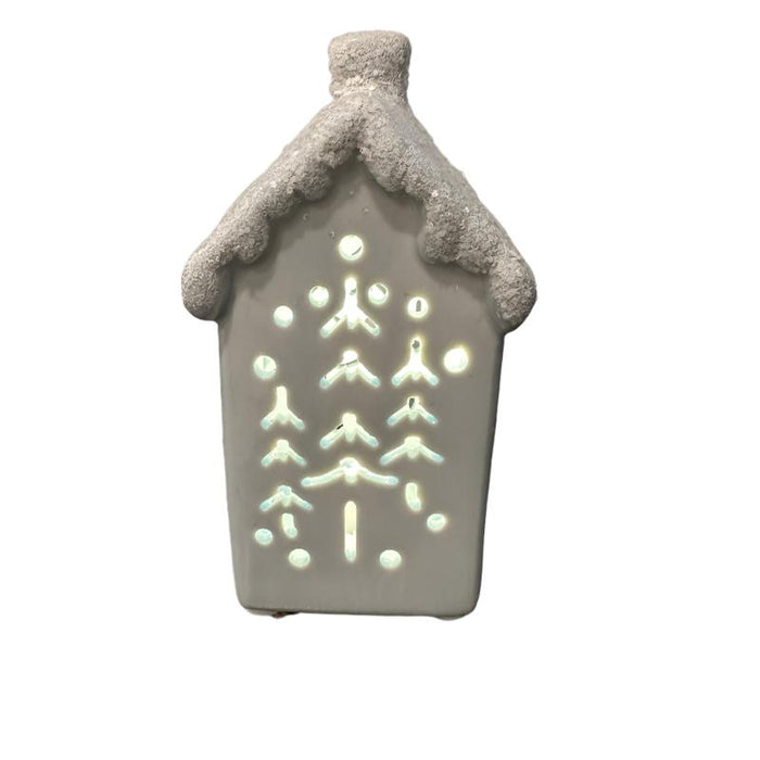 Multi Tree LED Large Blue Glitter House Décor