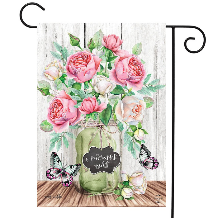 Mother's Day Roses Garden Flag