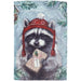 Winter Raccoon Garden Flag