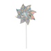 Silver Whirl Mylar Pinwheel