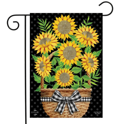 Primitive Sunflowers Garden Flag