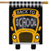 Back to School Burlap Banner Flag