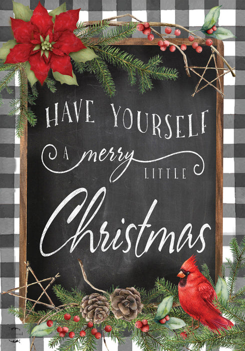 Merry Little Christmas Garden Flag