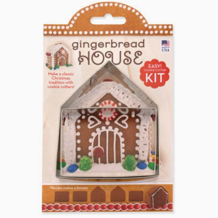 Gingerbread House Cookie Cutter - Made in USA