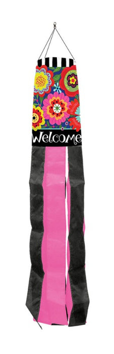 40" Bright Blooms Windsock