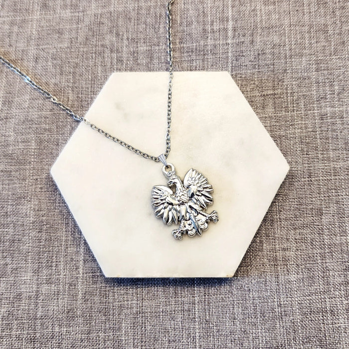 Polish Eagle Metal Necklace