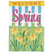 Welcome Spring Daffodils Garden Flag