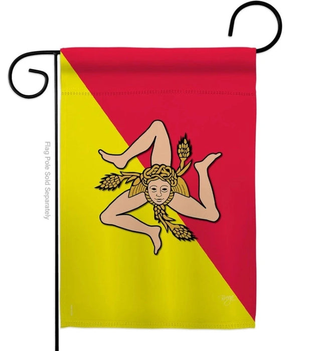 Sicily Garden Flag