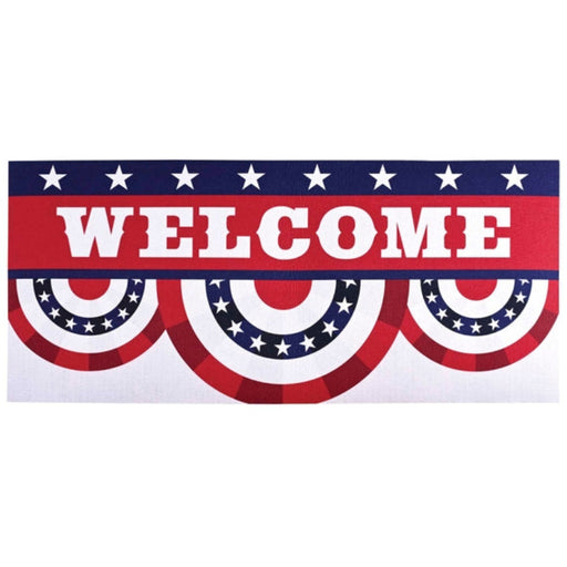 Patriotic Welcome Mini Switch Doormat Insert