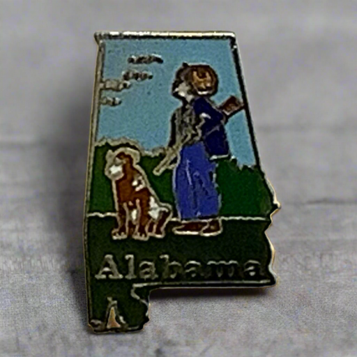 Alabama Map Lapel Pin 2025