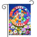 Peace and Love Garden Flag