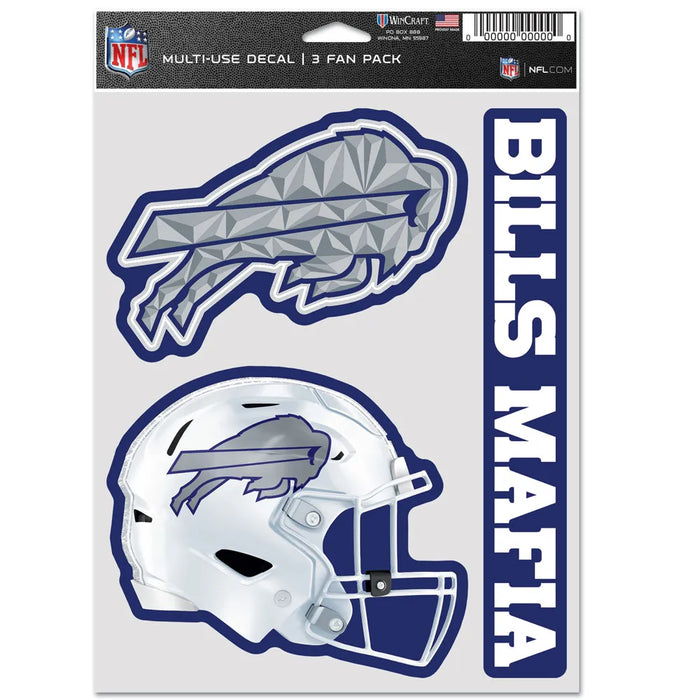 Buffalo Bills Rivalries Decals - 3 Pack