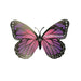 Purple Monarch Glow in the Dark Paper Butterfly Magnet