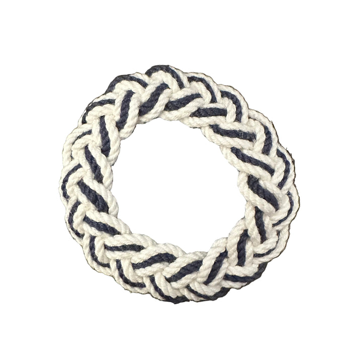 Sailor Knot Blue Stripe Bracelet