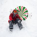 Peppermint Inflatable Snow Tube