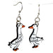 Silly Goose Wood Earrings
