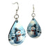 Jolly Snowman Wood Earrings