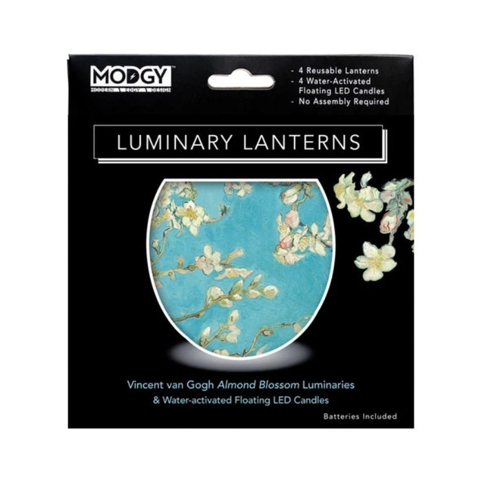 Van Gogh Almond Blossom Expandable Luminary Lanterns